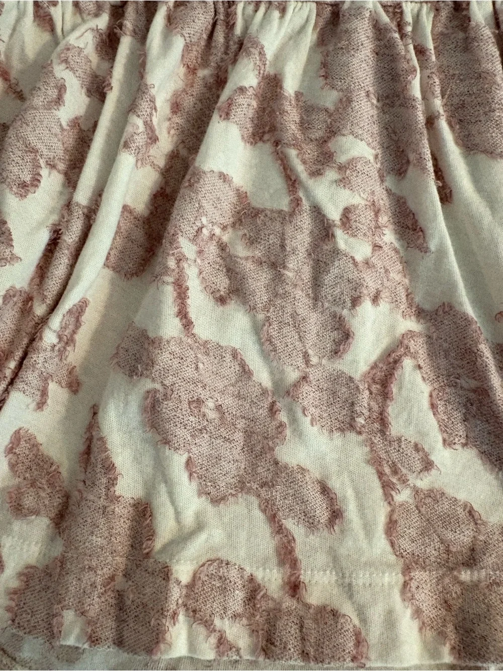 Maeve By Anthropologie Batia Textured Babydoll Peasant Top Puff Sleeves M Print